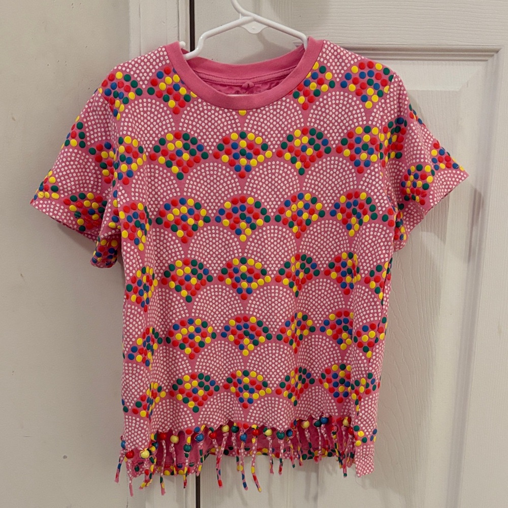 Stella McCartney Kids Beaded Fringe Top
